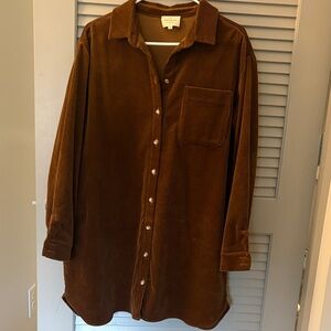 Sezane Sadie Dress in Caramel